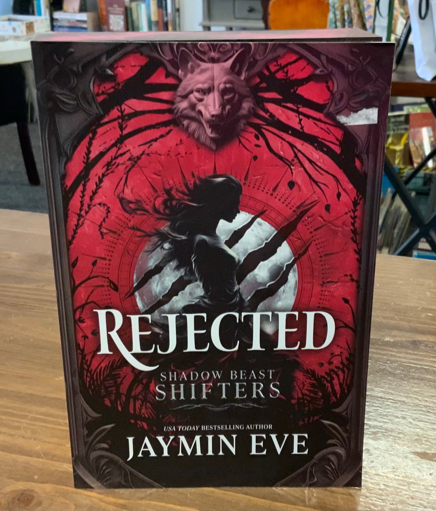Rejected: A Novel (Shadow Beast Shifters, 1) by Jaymin Eve paperback Good condition