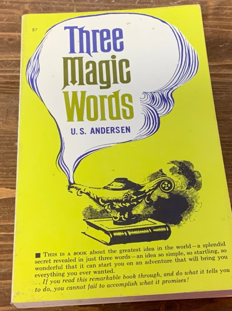 Three Magic Words U.S. Anderson Paperback vintage 1954 good condition