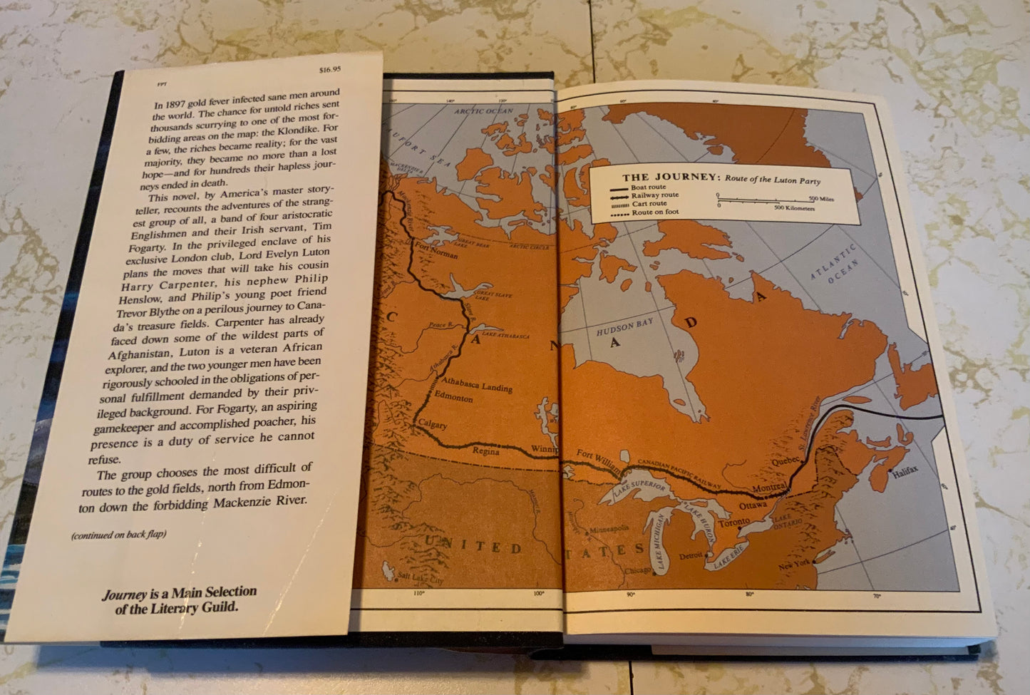 Journey by James A Michener DJHC Good condition 1989 First American Edition