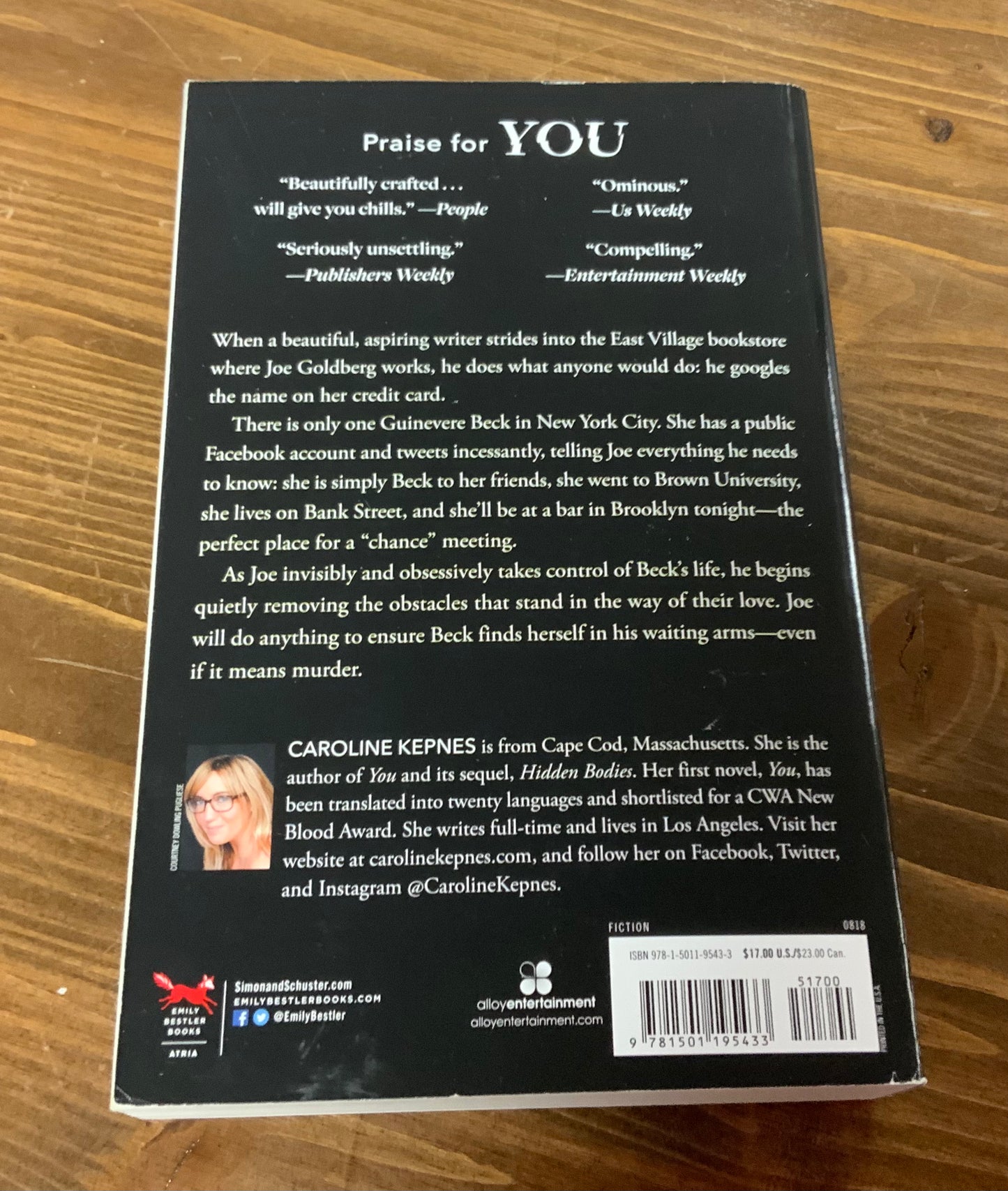 You: A Novel (The You Series) by Caroline Kepnes