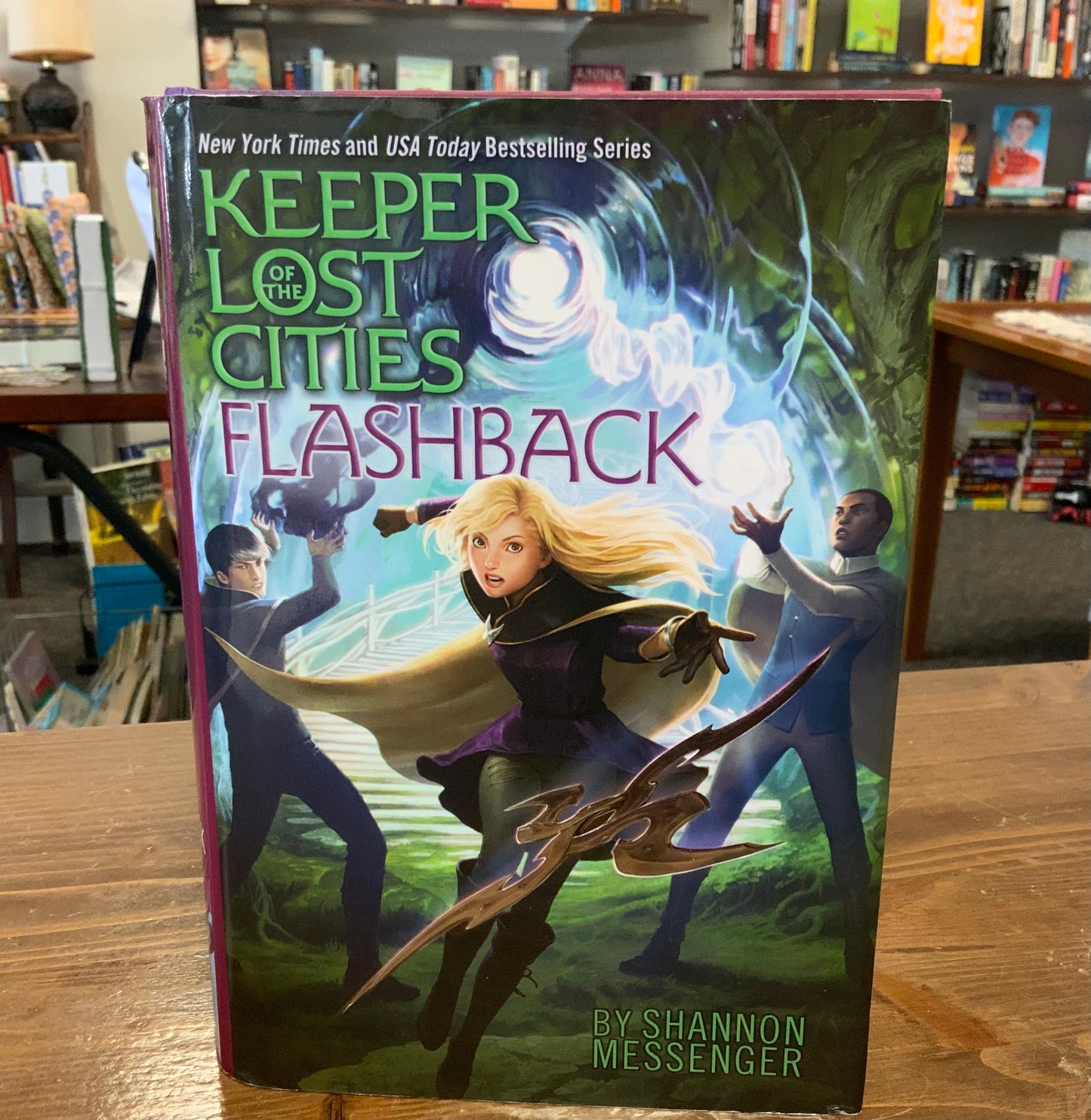 Flashback (Keeper of the Lost Cities #7) by Shannon Messenger DJHC 1st printing