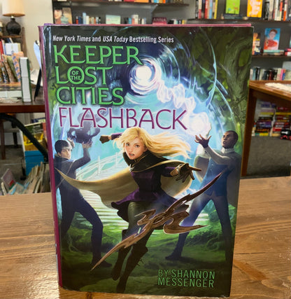 Flashback (Keeper of the Lost Cities #7) by Shannon Messenger DJHC 1st printing