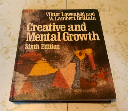 Creative and Mental Growth Lowenfeld and Brittain Vintage textbook HC Good