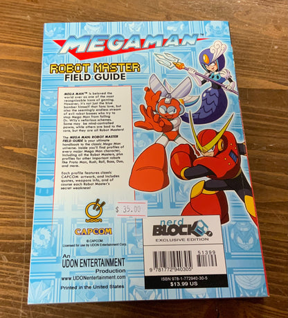 MegaMan Robot Master Field Guide Udon Capcom Like New 2016 paperback