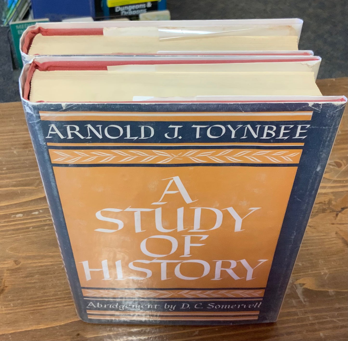 A Study of History by Arnold J Toynbee 2 volumes DJHC Vols I-VI & VII-X 1947