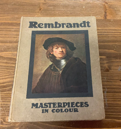 Rembrandt Masterpieces In Colour Vintage Illustrated