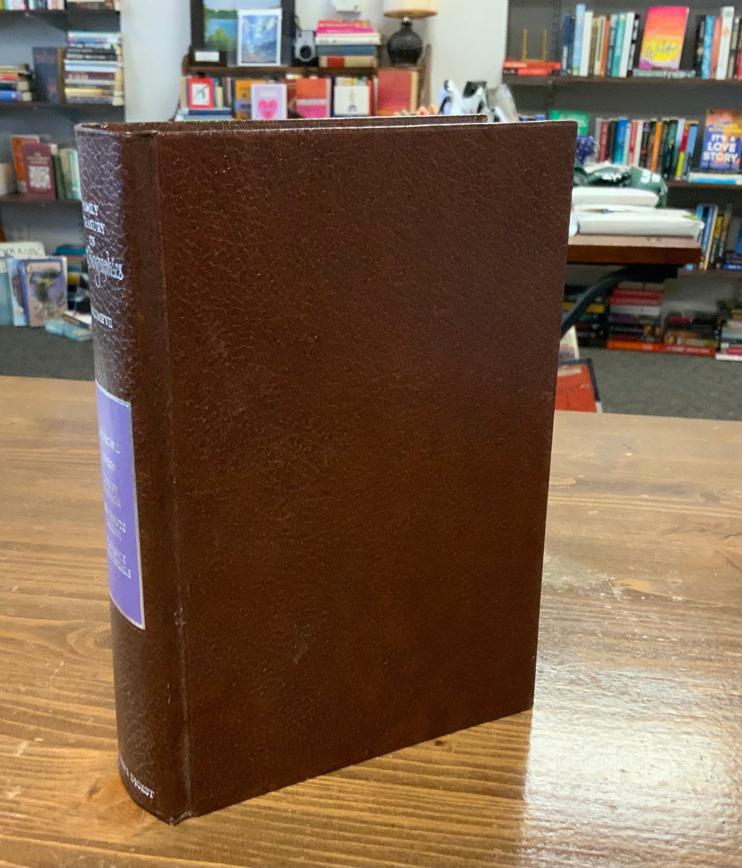 Reader's Digest Family Treasury of Great Biographies: Winston Churchill, Thomas Edison, Benvenuto Cellini, Florence Nightingale- Volume VII * First Edition 1971