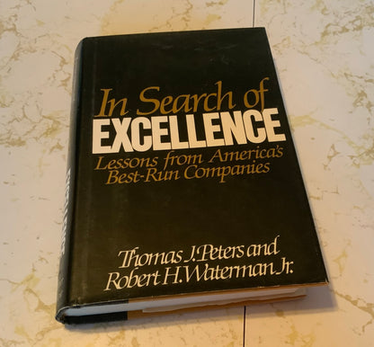 In Search of Excellence byThomas J Peters and Robert H Waterman Jr HCDJ