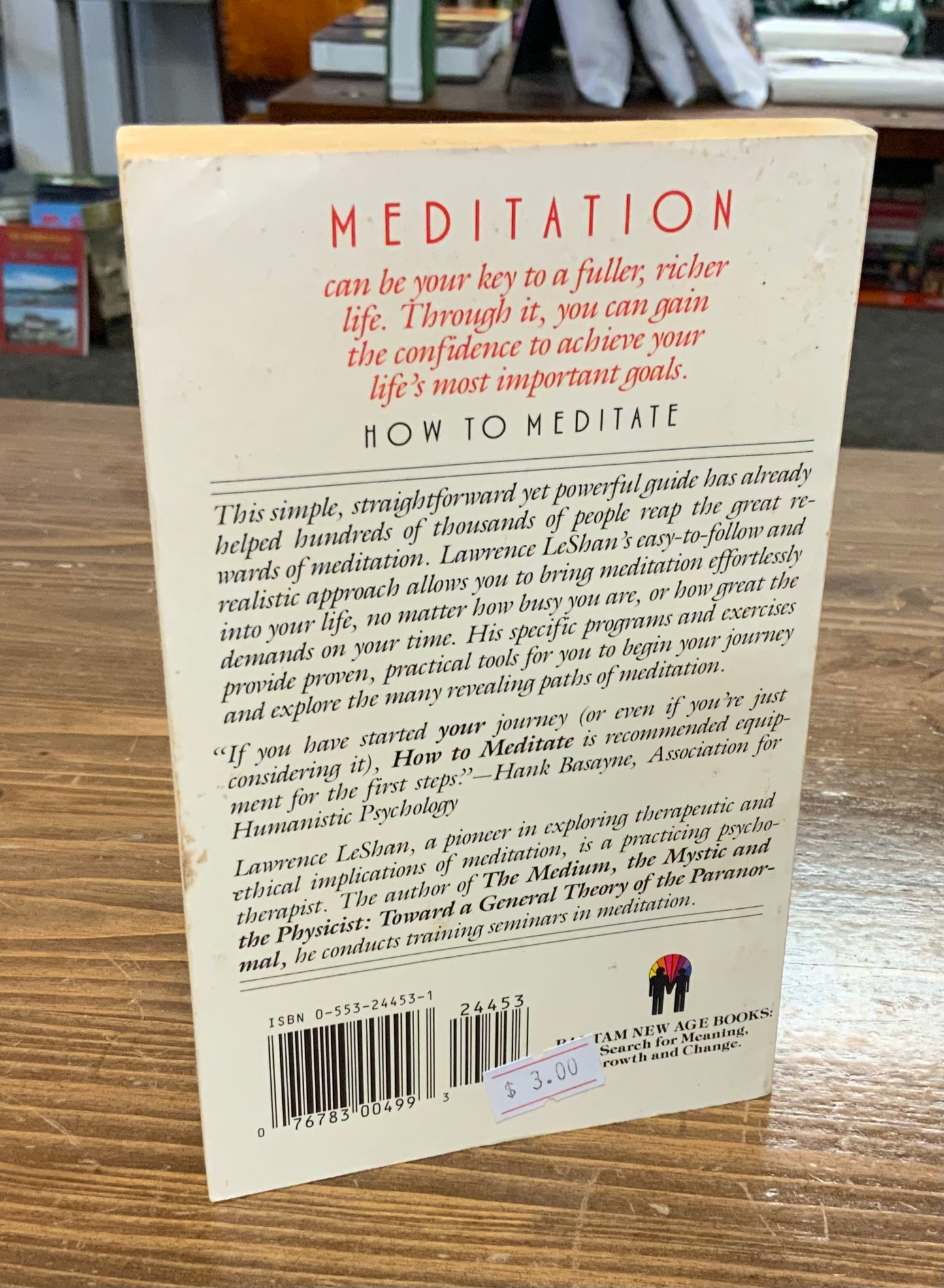 How to Meditate: The Acclaimed Guide to Self-Discovery by Lawrence LeShan
