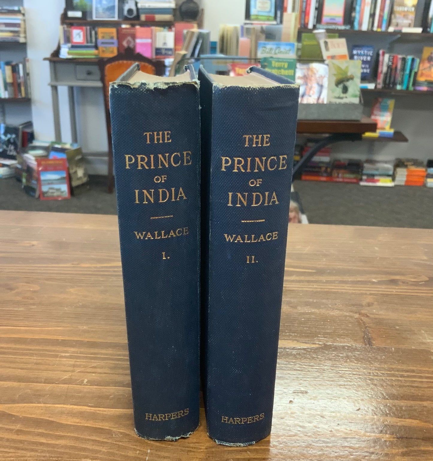 The Prince of India by Lew Wallace 1893 two volumes antique collectible