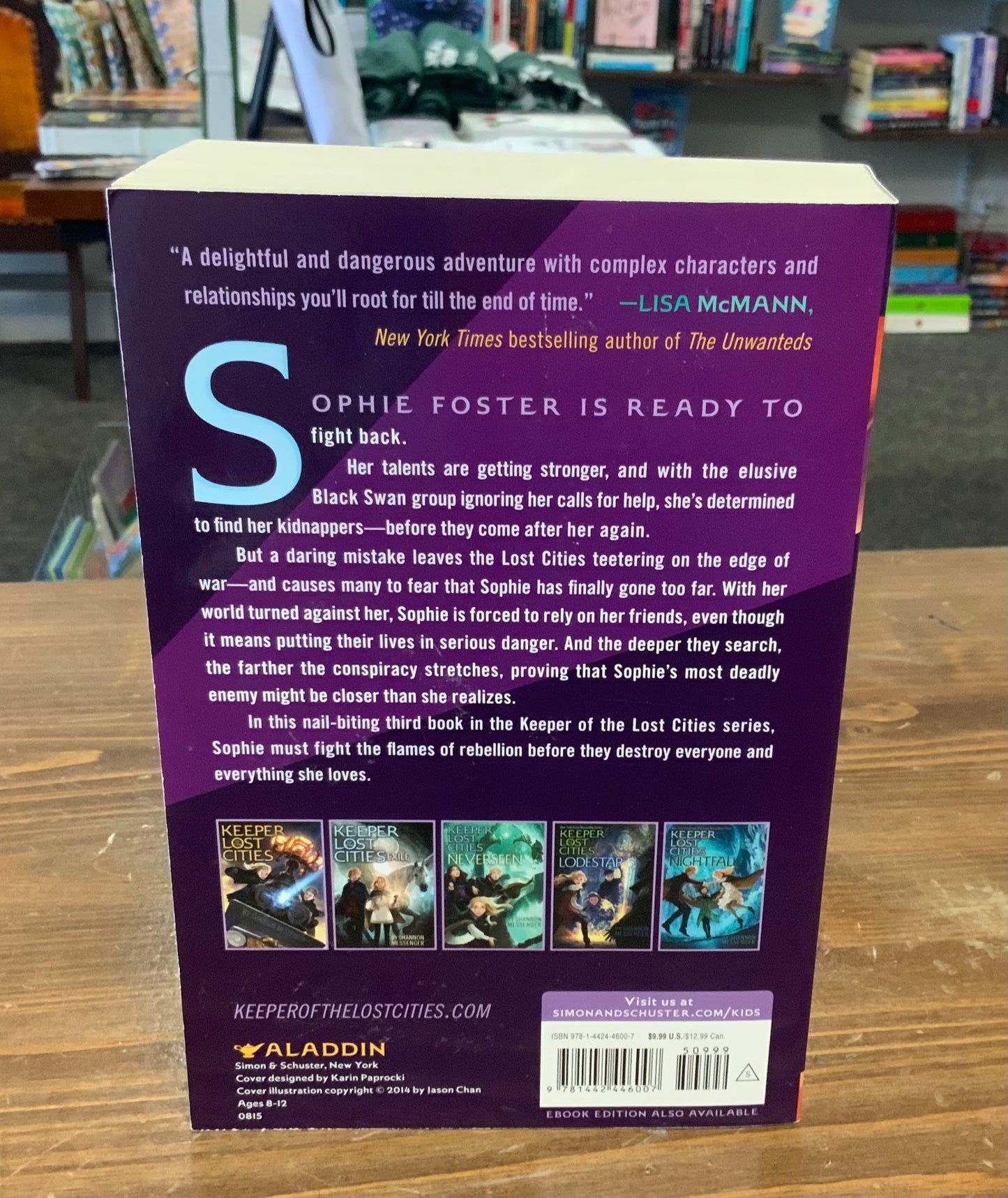 Everblaze (Keeper of the Lost Cities #3) by Shannon Messenger paperback