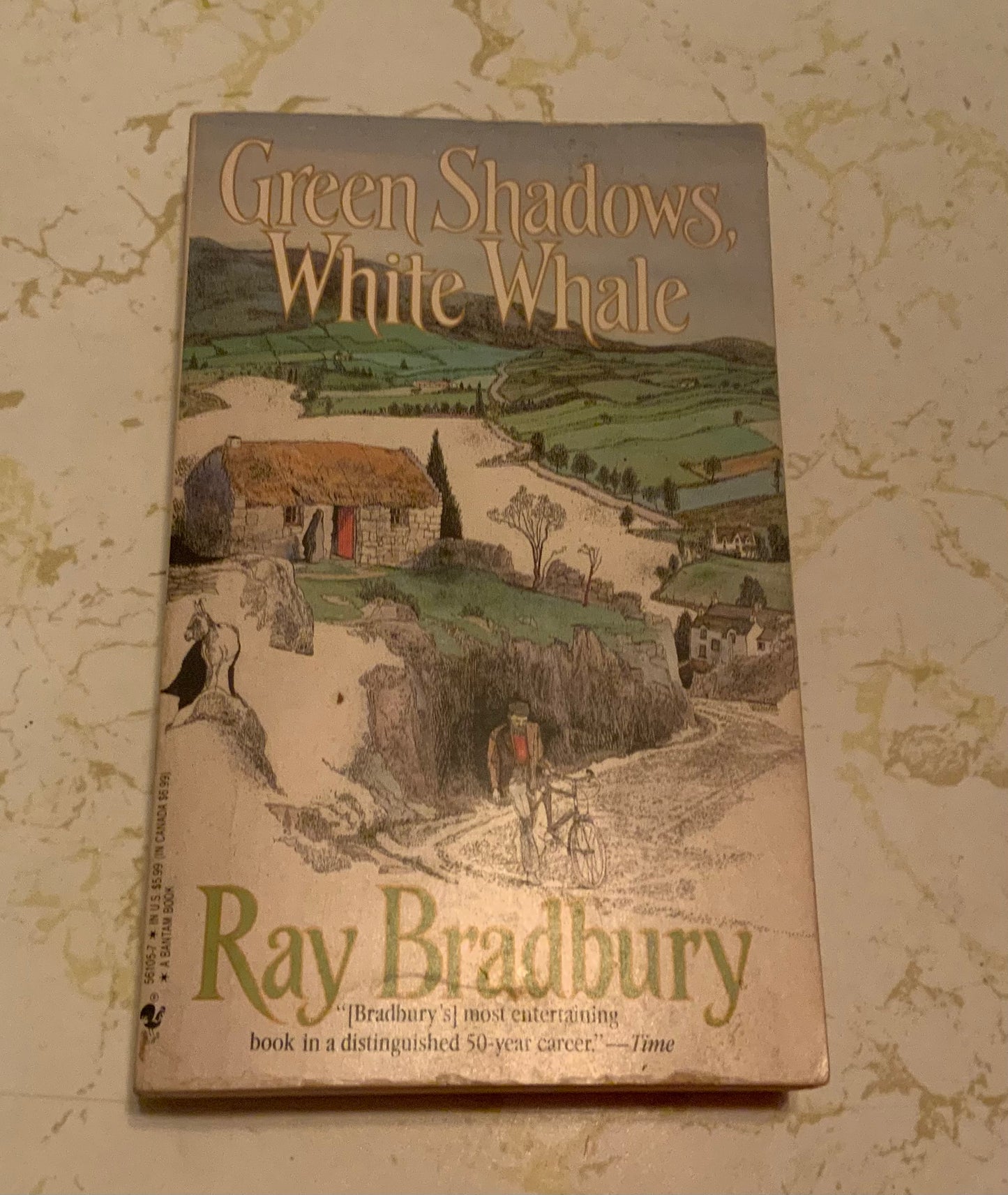 Green Shadows, White Whale by Ray Bradbury paperback Bantam mass market