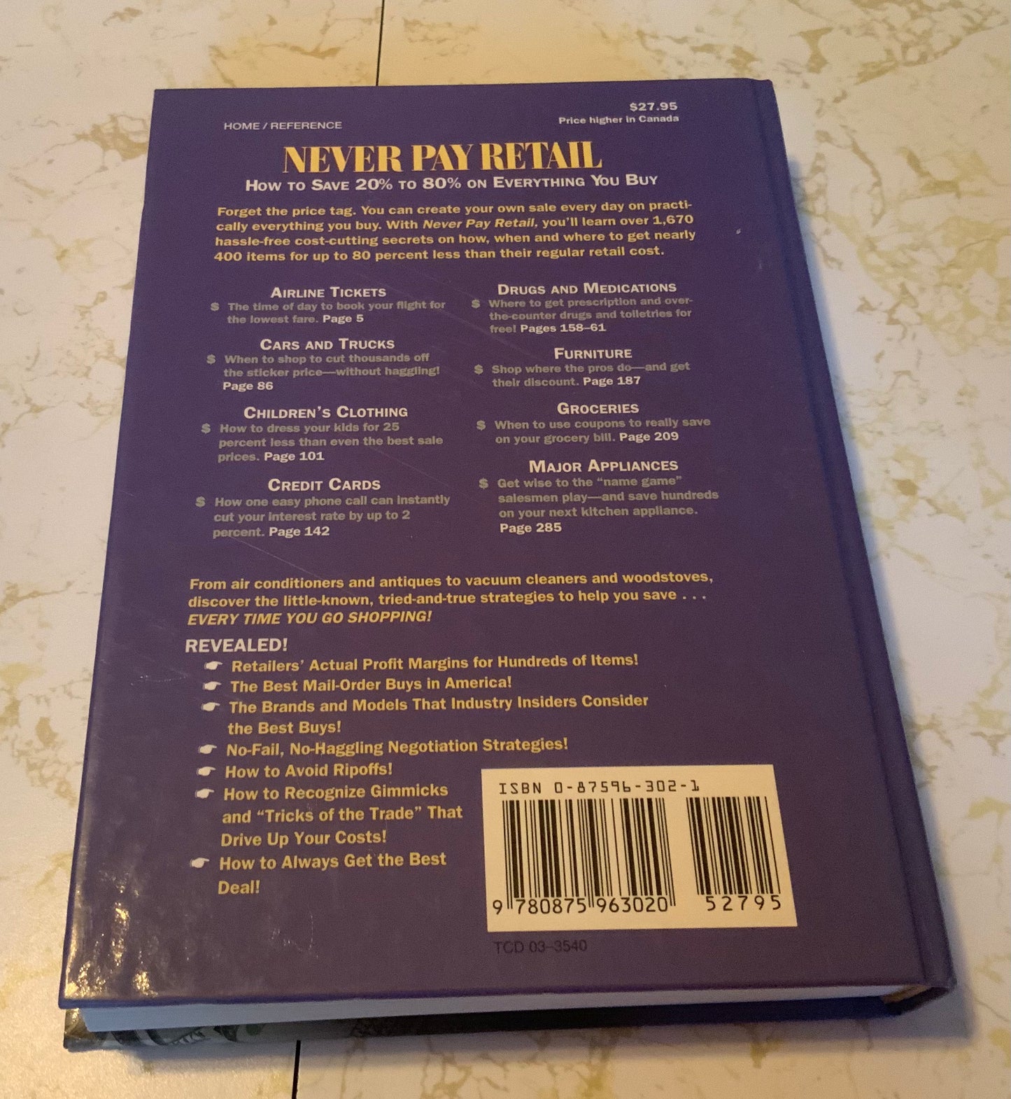 Never Pay Retail: How to Save 20% to 80% on Everything You Buy 1996 HC Good