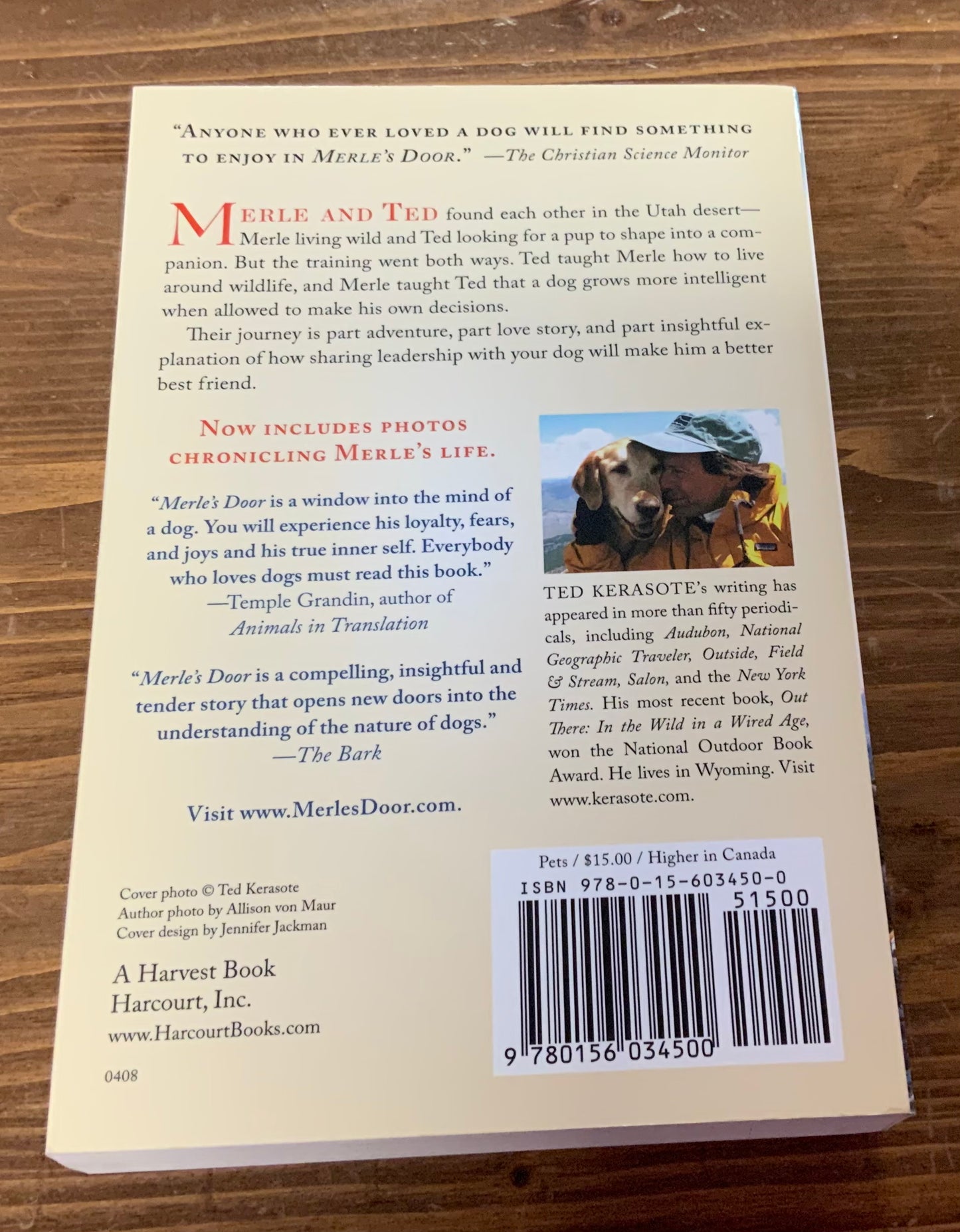 Merle's Door: Lessons from a Freethinking Dog by Ted Kerasote