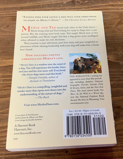 Merle's Door: Lessons from a Freethinking Dog by Ted Kerasote