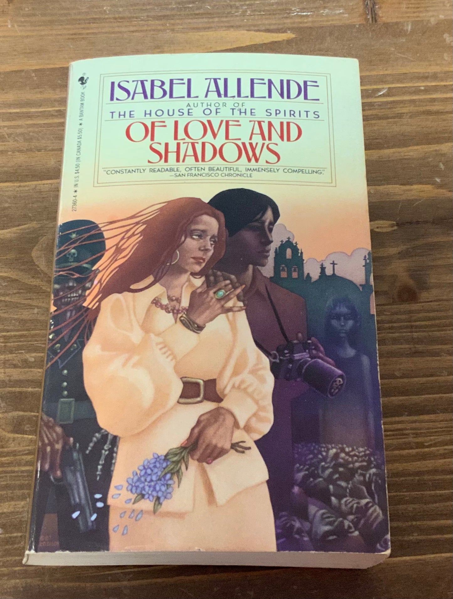 Of Love and Shadows by Isabel Allende vintage paperback