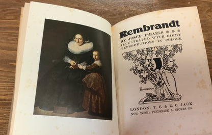 Rembrandt Masterpieces In Colour Vintage Illustrated