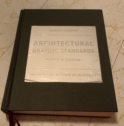Architectural Graphic Standards, 11th Edition HC Good Condition