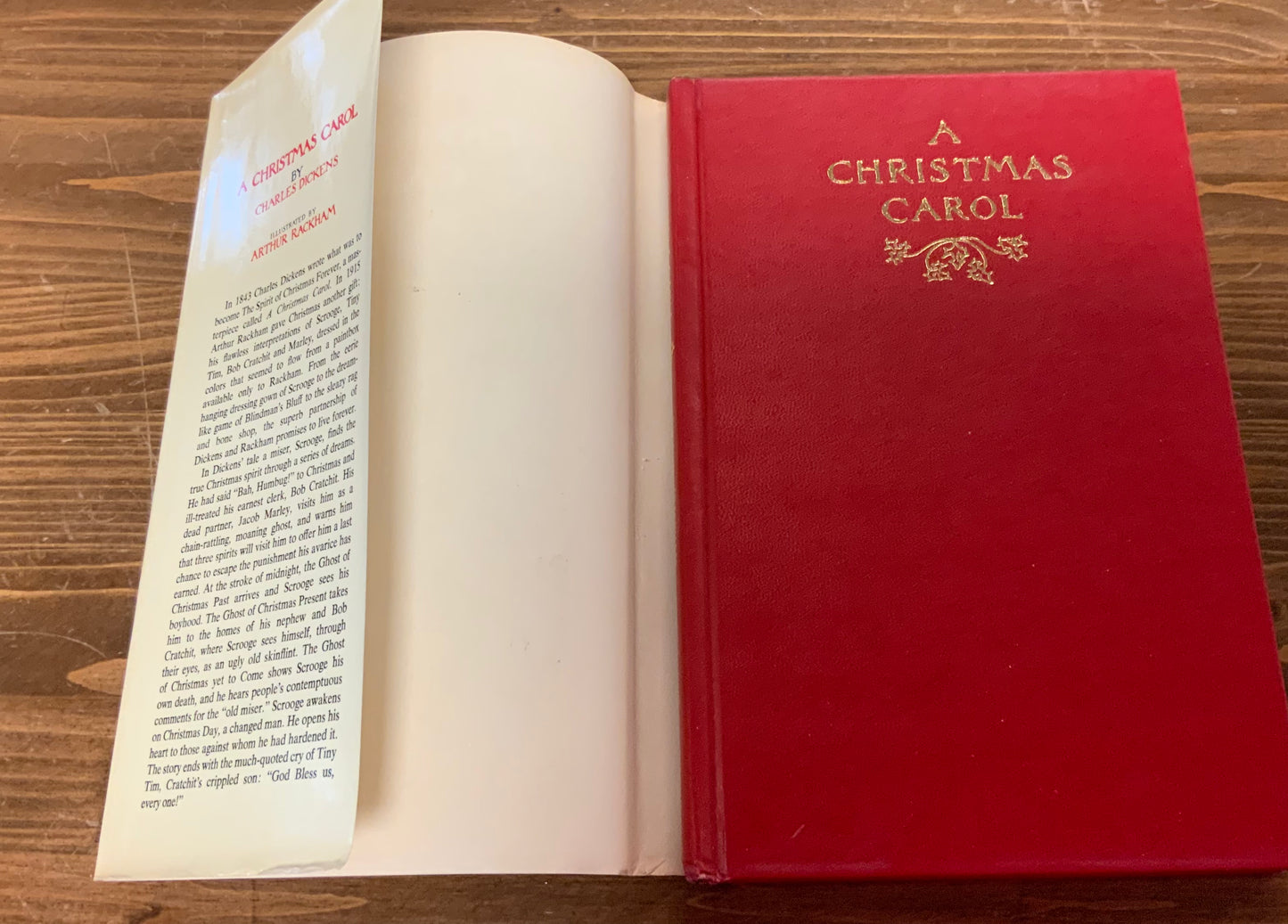 A Christmas Carol Charles Dickens Illustrated HCDJ 1977 vintage