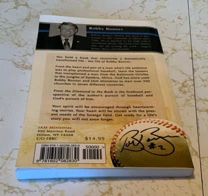 From the Diamond to the Bush by Bobby Bonner paperback SIGNED