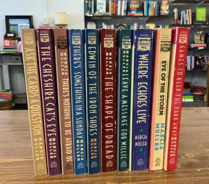 Sharon McCone Mystery Set of 10 Marcia Muller Mysterious Press vintage paperbacks