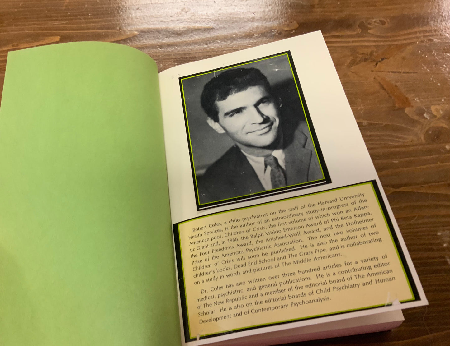 Erik H. Erickson The Growth of His Work by Robert Coles
1970 Second Printing vintage hardcover