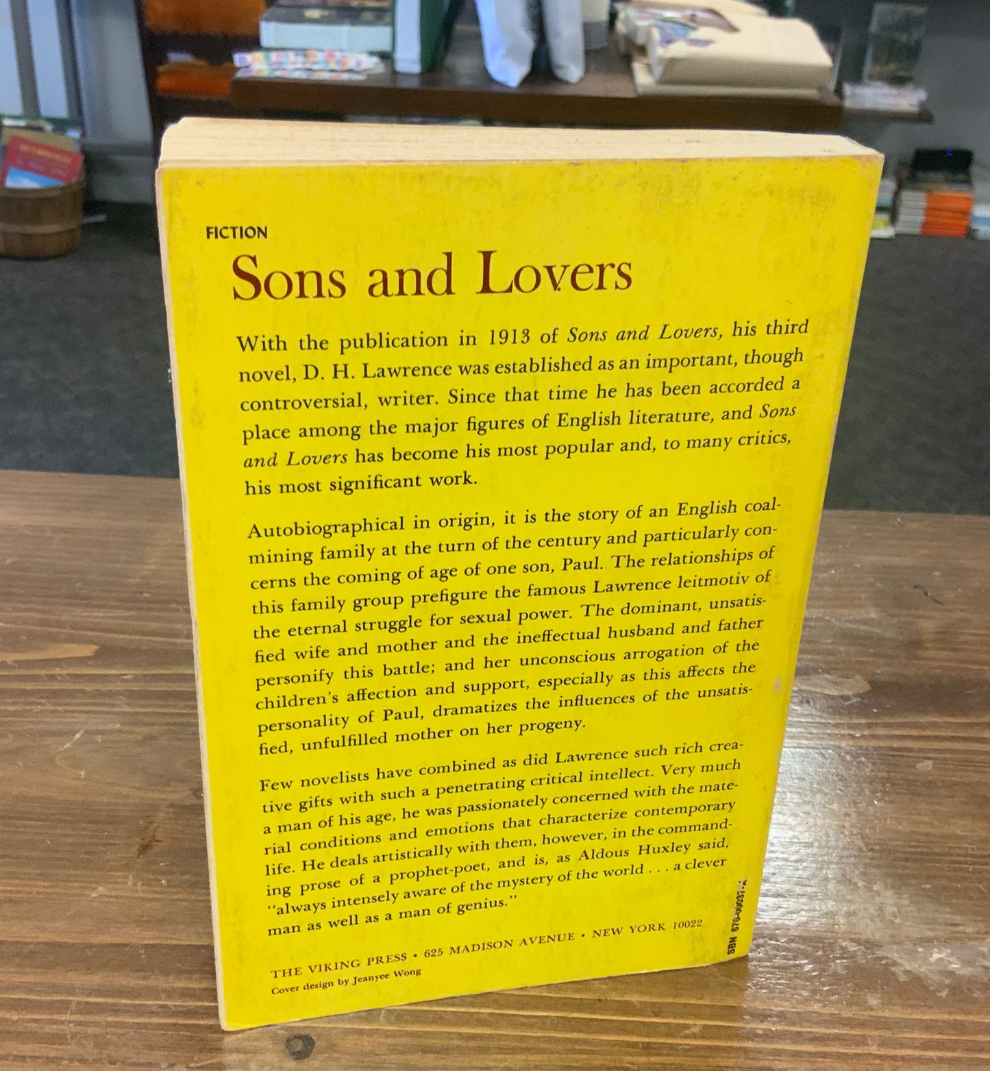 Sons and Lovers by D.H. Lawrence paperback Good 1975 printing