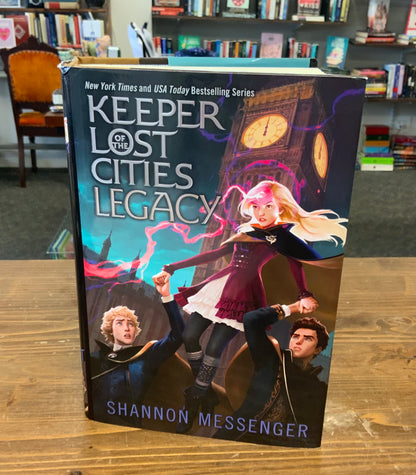 Legacy (Keeper of the Lost Cities #8) by Shannon Messenger hardcover SIGNED BY AUTHOR DJHC