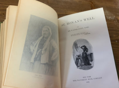 The Waverley Novels 1898 Sir Walter Scott Vintage Hardcover