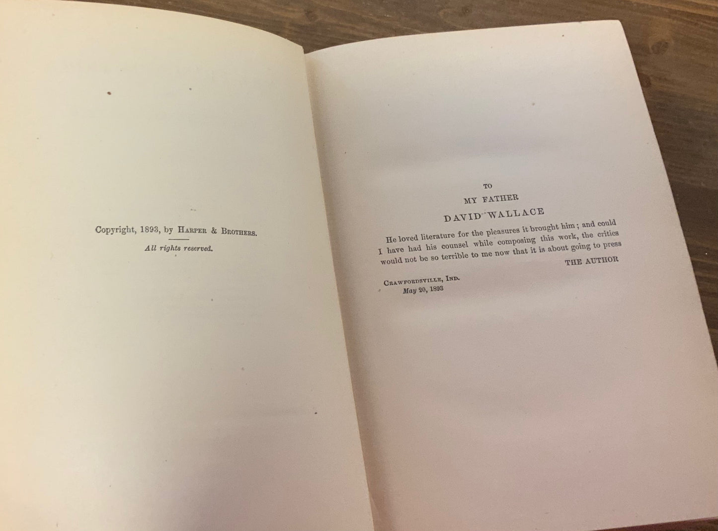 The Prince of India by Lew Wallace 1893 two volumes antique collectible
