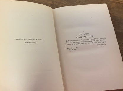 The Prince of India by Lew Wallace 1893 two volumes antique collectible