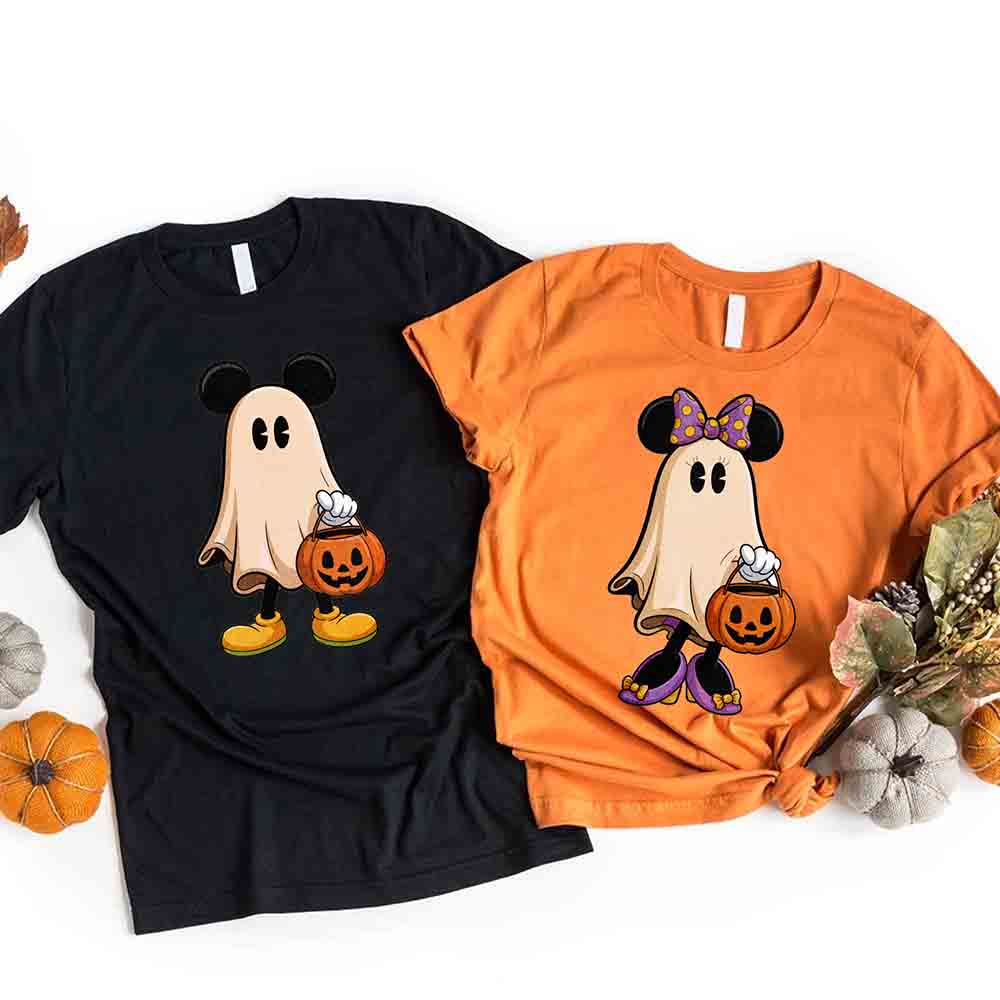 Ghost Couple Halloween Shirts | Spooky Tee | Cute Fall Matching Shirt