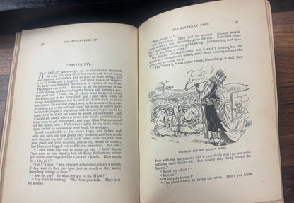 Adventures of Huckleberry Finn, Tom Sawyer’s Comrade by Mark Twain, Samuel L. Clemens -1894 -First Edition, 2nd printing, Vintage Classic