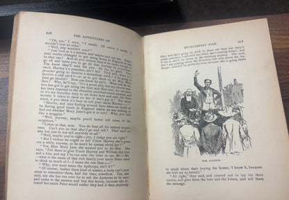 Adventures of Huckleberry Finn, Tom Sawyer’s Comrade by Mark Twain, Samuel L. Clemens -1894 -First Edition, 2nd printing, Vintage Classic