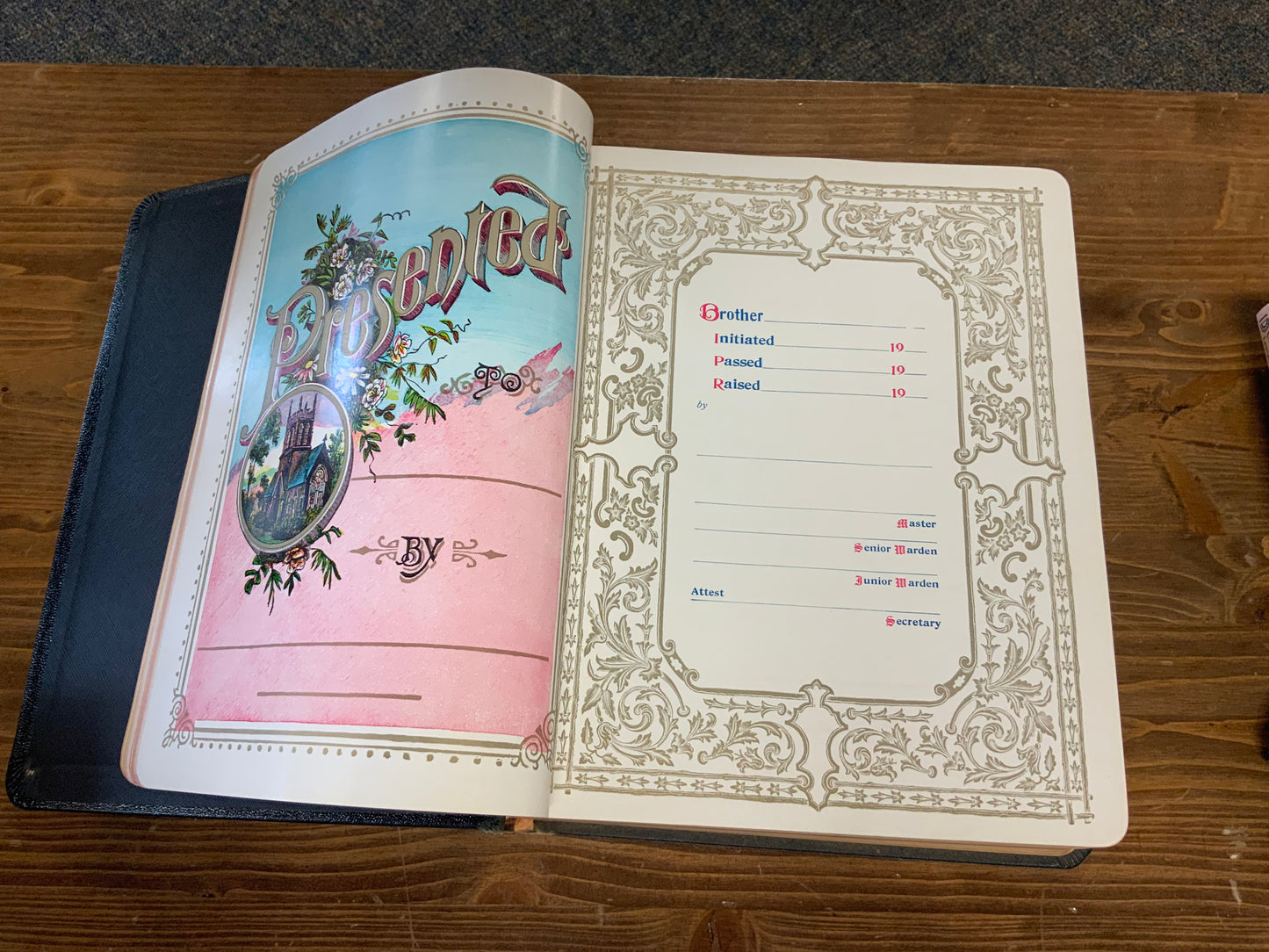 W.C. Sanderson Masonic Bible Self-Pronouncing King James Authorized Version of the Holy Bible 1956 A.J. Holman Company