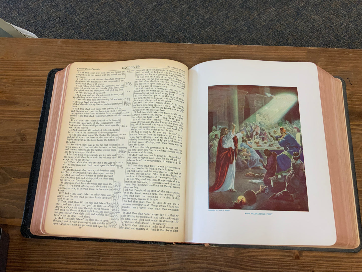 W.C. Sanderson Masonic Bible Self-Pronouncing King James Authorized Version of the Holy Bible 1956 A.J. Holman Company