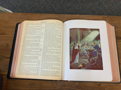 W.C. Sanderson Masonic Bible Self-Pronouncing King James Authorized Version of the Holy Bible 1956 A.J. Holman Company