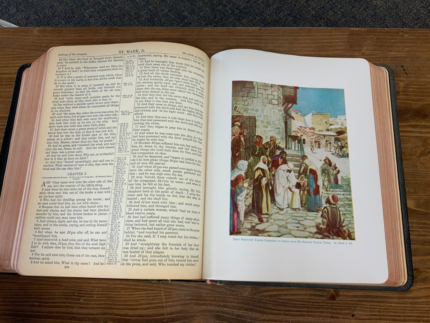 W.C. Sanderson Masonic Bible Self-Pronouncing King James Authorized Version of the Holy Bible 1956 A.J. Holman Company