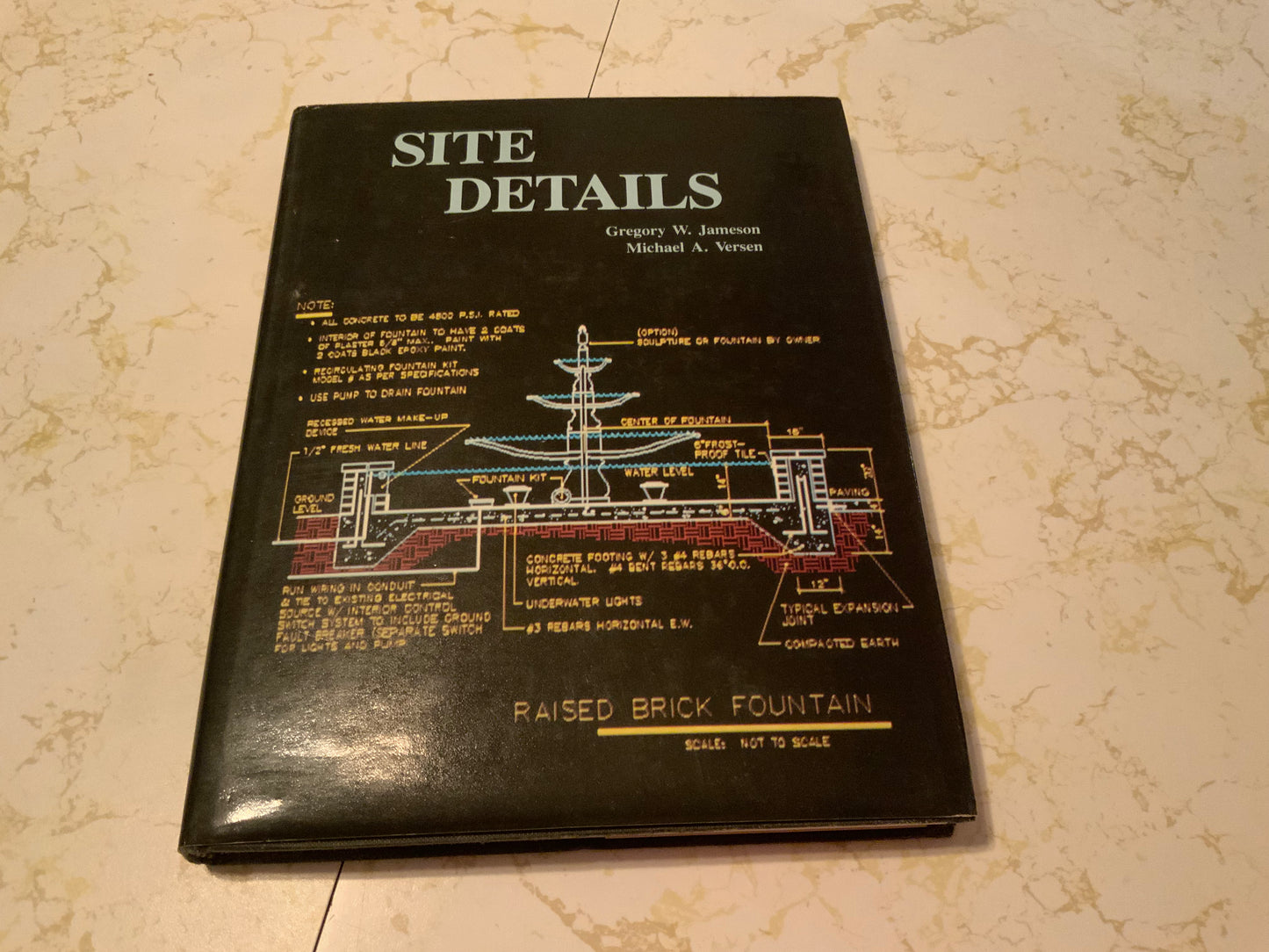 Site Details by Gregory W. Jameson and Michael A. Versen 1989 HCDJ Good condition