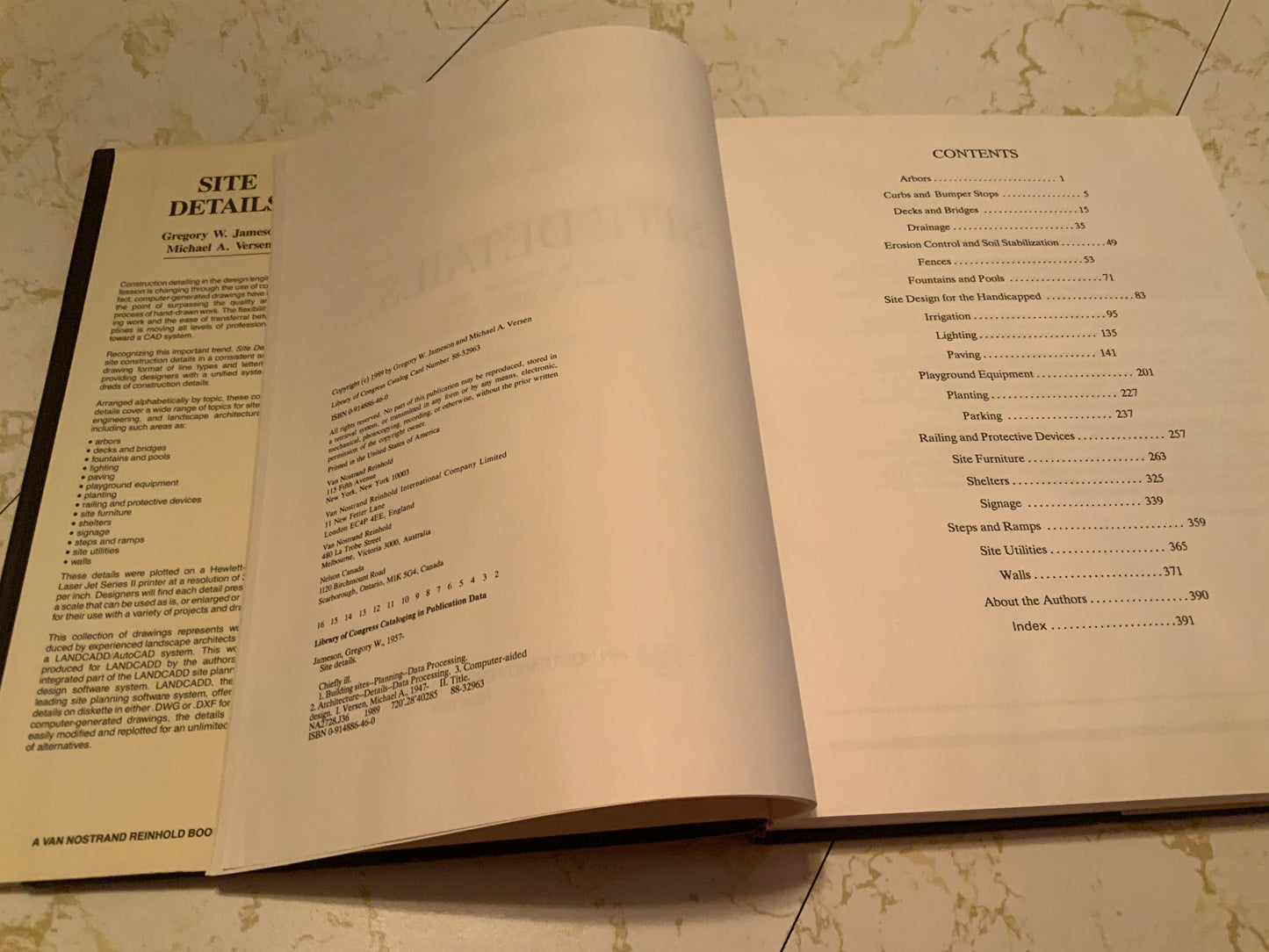 Site Details by Gregory W. Jameson and Michael A. Versen 1989 HCDJ Good condition