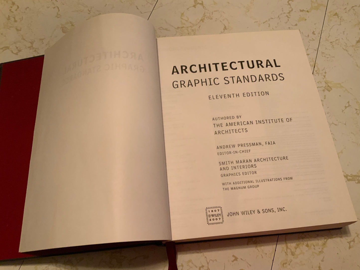 Architectural Graphic Standards, 11th Edition HC Good Condition
