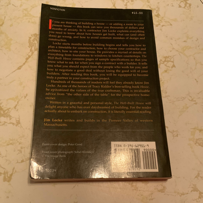 The Well-Built House by Jim Locke Paperback Good condition