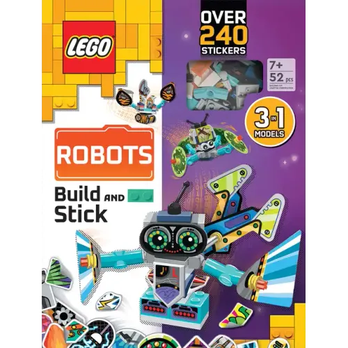 Lego(r) Books. Build and Stick: Robots
