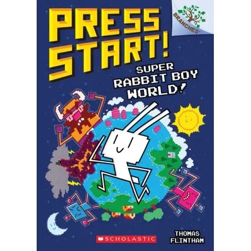 Super Rabbit Boy World!: A Branches Book (Press Start! #12)