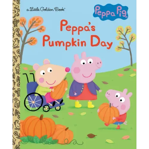 Peppa's Pumpkin Day (Peppa Pig): A Little Golden Book for Kids and Toddlers