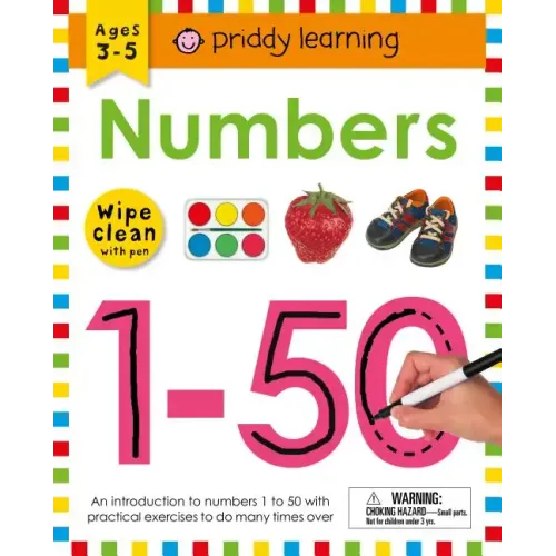 Wipe Clean Workbook: Numbers 1-50: Ages 3-5; Wipe-Clean with Pen