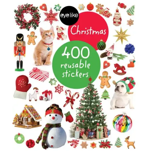 Eyelike Stickers: Christmas: 400 Reusable Stickers