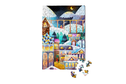 Alpine Village Holiday Mini Puzzle Gifts Christmas Travel