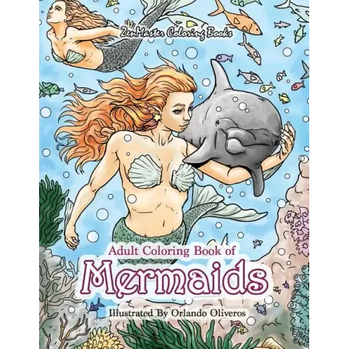 Adult Coloring Book of Mermaids: Mermaid Coloring Book For Adults for Stress Relief and Relaxation