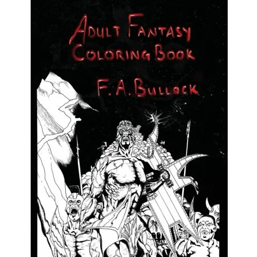 Adult Fantasy Coloring Book
